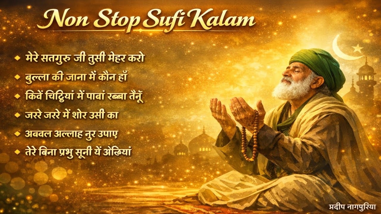 Non Stop Sufi Kalam | Top 6 Heart Touching Sufi Shabad Collection | Full Spiritual Jukebox#sufikalam