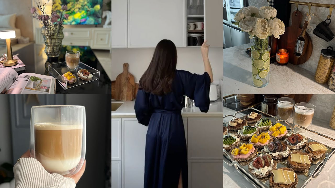 افكار لفطور سريع ✨ ديكورات لمطبخ مرتب breakfast idea / new decoration 👌