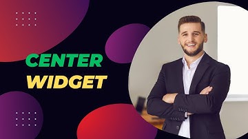 Center Widget | flutter development course 2024