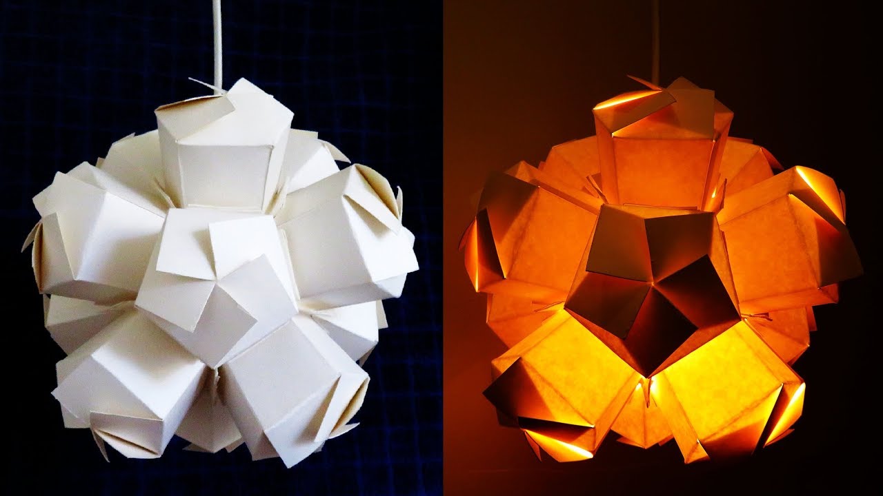 Paper cup lamp Best out of waste project EzyCraft YouTube