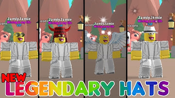 *NEW* LEGENDARY HATS! - Mining Simulator