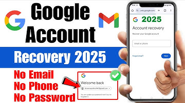 Google Account Recovery 2025 | How To Recover Gmail Account | Gmail Account Recovery Kaise Kare 2025