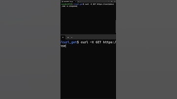 Comando curl peticiones GET HTTP API REST en Linux Bash terminal consola de comandos