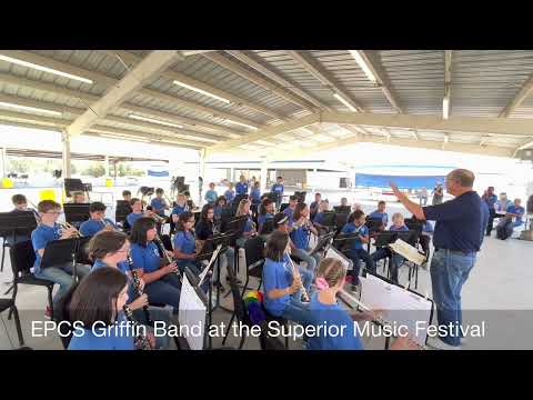 El Paso Christian School Griffin Band performs at Superior Music Festival