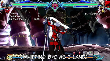 Blazblue Chrono Phantasma: Throw Reject Miss Tutorial