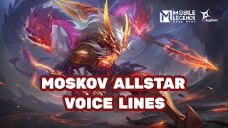 Moskov Allstar Skin Voice Lines And Quotes Mobile Legends dan Artinya