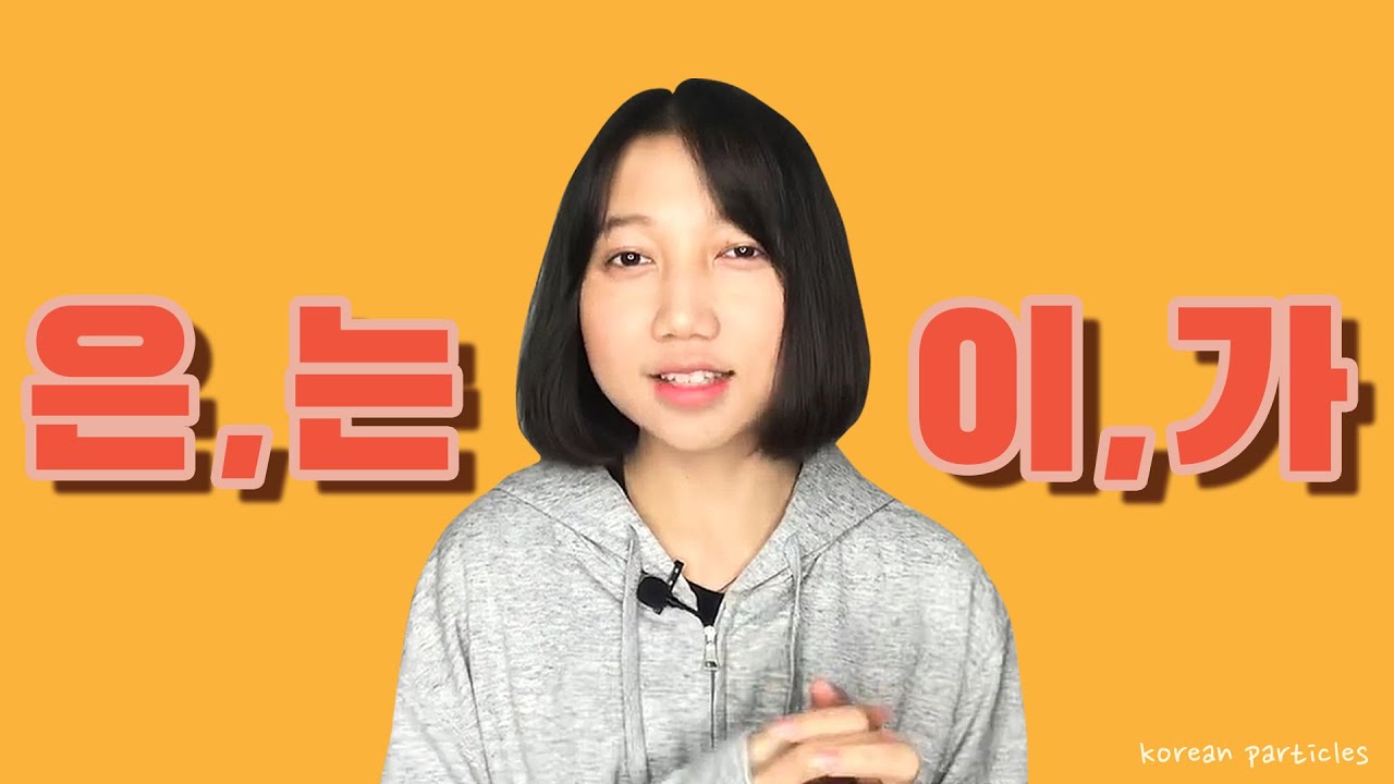 ကိုရီးယားအခြေခံသဒ္ဒါ 은/는/이/가