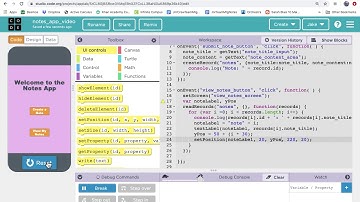App Lab Notes App - Show Buttons to View Note
