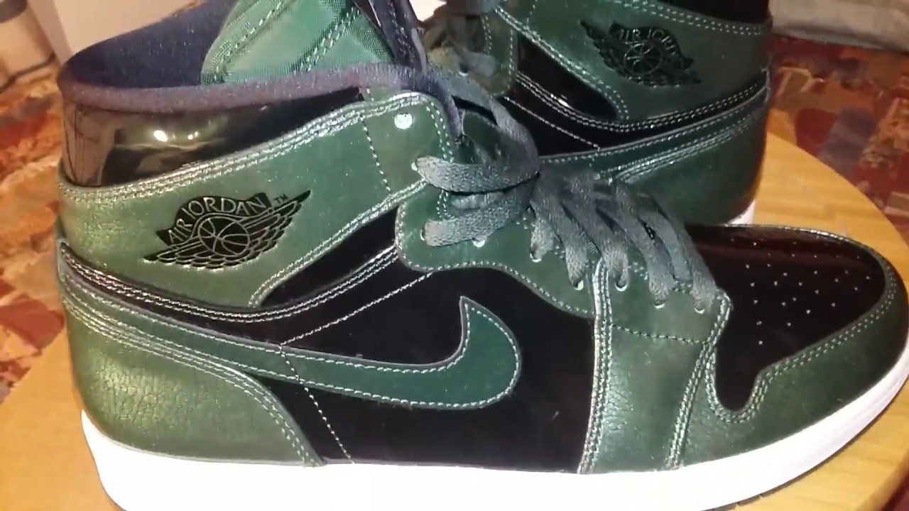 jordan 1 green patent leather