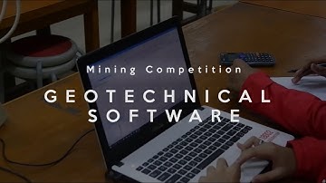 Geotechnical Software Competition - ISMC XII