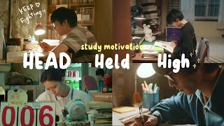 Head held high💫| study motivation(kdrama cdrama)
