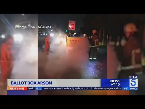 Fire that ignited inside official ballot drop box at Baldwin Park Library under investigation