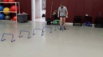 SL Diagonal Hurdle Hop