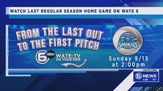 Last Smokies regular game in Kodak to air on 6 News