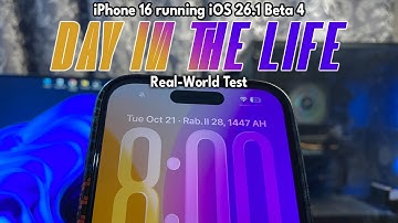 iOS 26.1 Beta 4 Real World Test ft. iPhone 16 (Day in the Life)