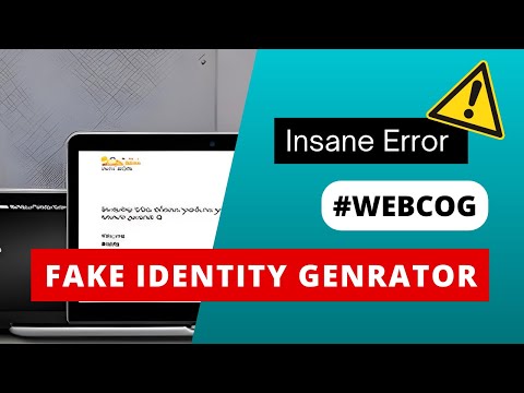 Fake Identity Generator with Django || #python #django #webcog || Inspired by @CodeWithHarry || 2023
