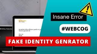 Fake Identity Generator with Django || #python #django #webcog || Inspired by @CodeWithHarry || 2023