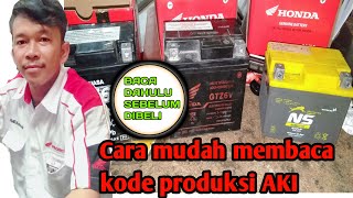 Tips Mengetahui Tanggal Produksi Aki GS Astra