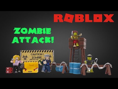 Roblox Zombie Attack Toy Unboxing Roblox Zombie Apocalypse And