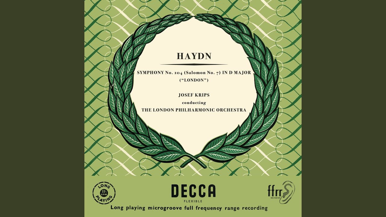 Watch Haydn: Symphony No. 104 in D Major, Hob. I:104 "London": III. Menuetto – Trio. Allegro... on YouTube Watch Haydn: Symphony No. 104 in D Major, Hob. I:104 "London": III. Menuetto – Trio. Allegro... on YouTube