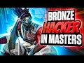 I found a BRONZE Hacker in Masters... Can He Win!? (Overwatch 2)