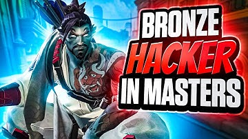I found a BRONZE Hacker in Masters... Can He Win!? (Overwatch 2)