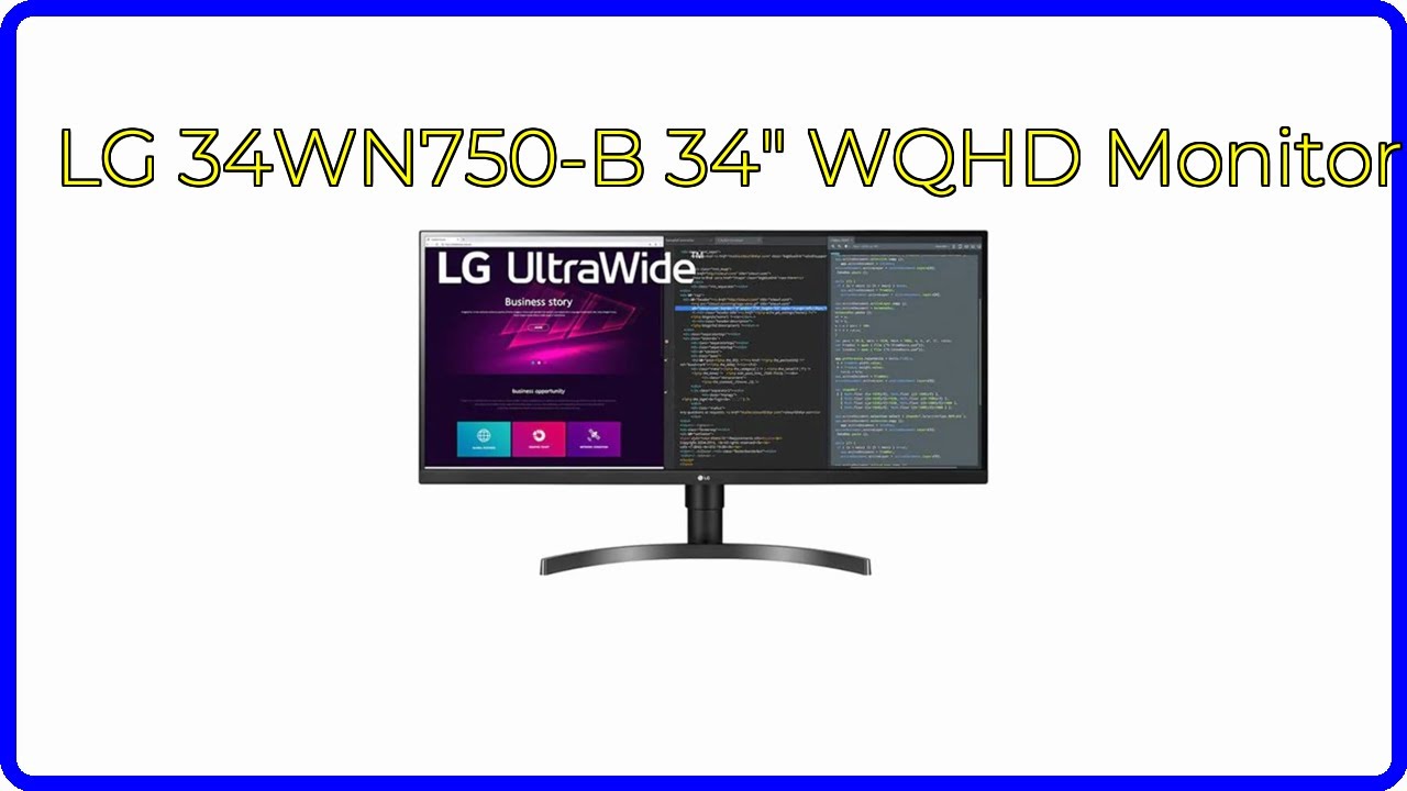 REVIEW (2026): LG 34WN750-B 34