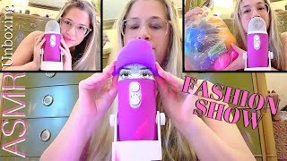 ASMR Whiteout Blue Yeti Mic Cover/Pop Filters Accessories Try On FASHION SHOW | Amazon Unboxing Haul