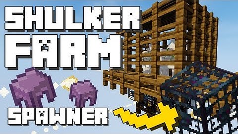 Simple Shulker Farm 1.14+ [With Spawner]