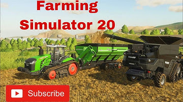 Farming Simulator 20 Crop The Wheat First Day #1 #fs20 #live