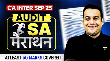 SA Audit Marathon | CA Inter Sep 2025 | Auditing & Ethics | CA Ankit Oberoi