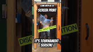 SCREEN PRINT 100 DISC GOLF SHIRTS WITH US