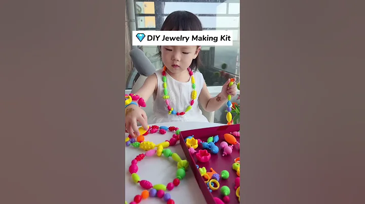 DIY Jewelry Making Kit #babytoys #toysforkids
