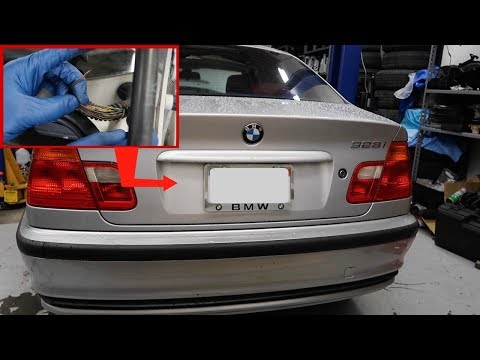 BMW E46 Trunk Wiring Fix! Trunk button/Reverse/Plate Lights NOT WORKING!