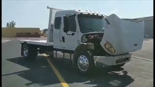 2007 FREIGHTLINER M2 HAULER 12' FLATBED 76K MILES SPORT CHASSIS