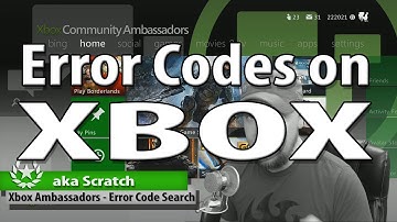 Look up Error Codes on Xbox
