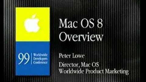 WWDC 99 Mac OS 8 Overview