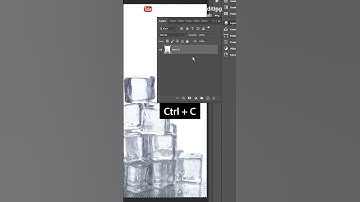 Easy Steps to a Crystal Clear Ice Cube in Photoshop! #art #shortsvideo #shortvideo #shorts #short