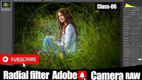 Camera Raw Radial Filter - Photoshop CC Tutorial// Sk Editing//