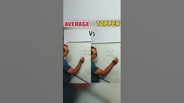 Average Vs Topper Student in Calculation #shorts
