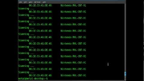 Bluetooth Scanning From BASH