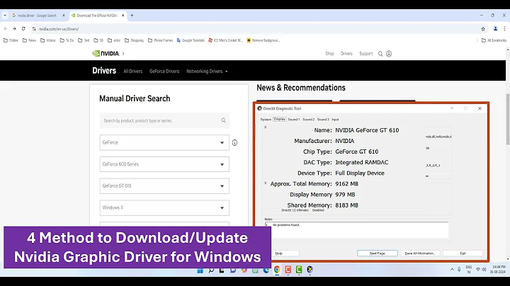 How to Download/Update Nvidia Graphic Driver for Windows 11/10