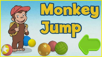 Curious George Monkey Jump Kids Learning Game