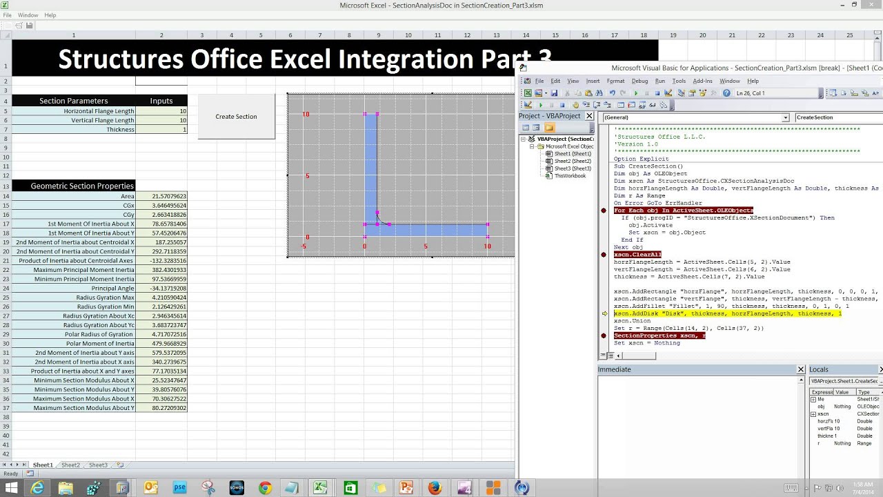 Integrating Structural Analysis with Excel Part 3 - YouTube