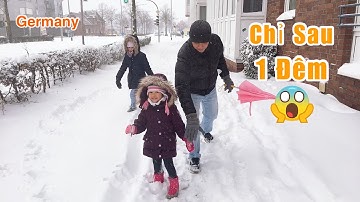 BÃO TUYẾT Ở MIỀN BẮC NƯỚC ĐỨC / NƯỚC ĐỨC // Xuân Mận Family Cuộc Sống ở Đức