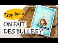 Fonds marins  ultra amusant  on fait des bulles ensemble  tuto carterie diy scrapbooking