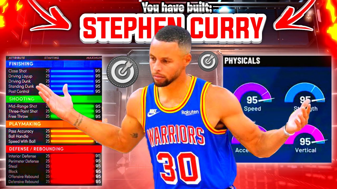 *NEW* STEPH CURRY BUILD IN NBA 2K22! BEST POINT GUARD BUILD 2K22! BEST