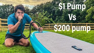 Which paddle board pump is the best?