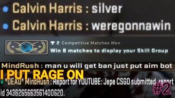 0 WIN TO GLOBAL ELITE CSGO PRIME MM CHEATING #2 ENEMY SO TOXIC