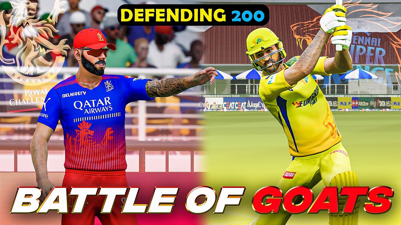 MS Dhoni as a Opener & RCB Defending ! | CSK vs RCB Last over thriller ...